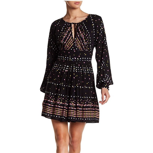 Free People Dresses & Skirts - NWT free people rayon challis cut out dress
